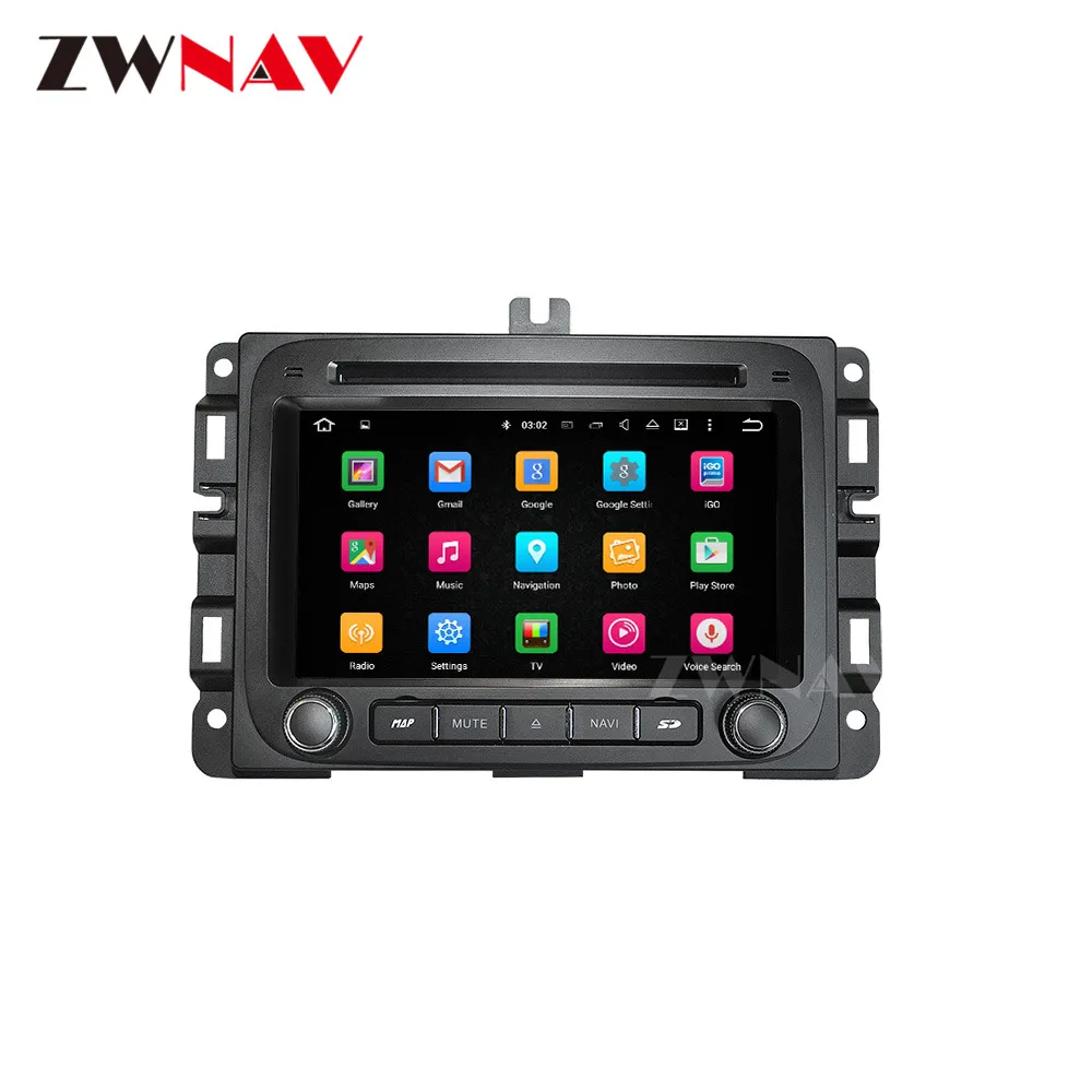 4+64 7Inch Android 10.0 screen Car Multimedia Player For Dodge RAM1500 2014 GPS navigation Auto Audio Radio stereo IPS head unit