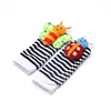1PCS New Cute Animal Infant Baby Kids Hand Wrist Bell Foot Sock Rattles Soft Lovely Cartoon Colorful Plush Cloth Newborn Toy ► Photo 3/5