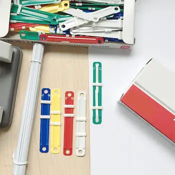 

Plastic Binding Two-Piece Stationery Industrial Office Equipment Document Student 2 Holes 50pcs/Set Cheap Practical