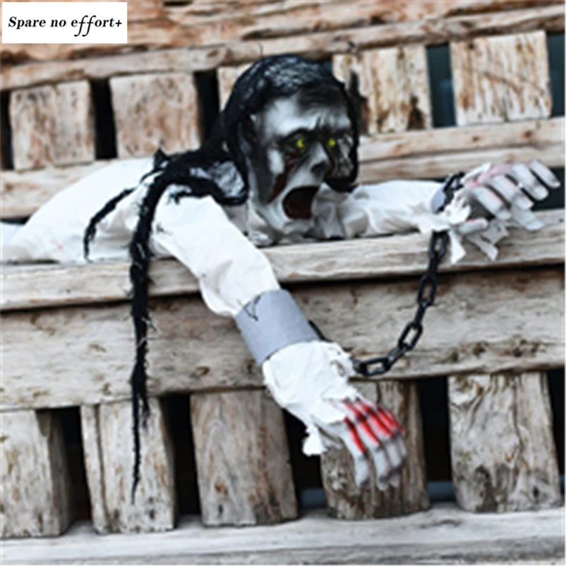 

Scary Crawl Ghosts Halloween Creepy Ghosts Voice Control Halloween Ghosts Bar Club Horror Halloween Props Grim Reaper Ornaments