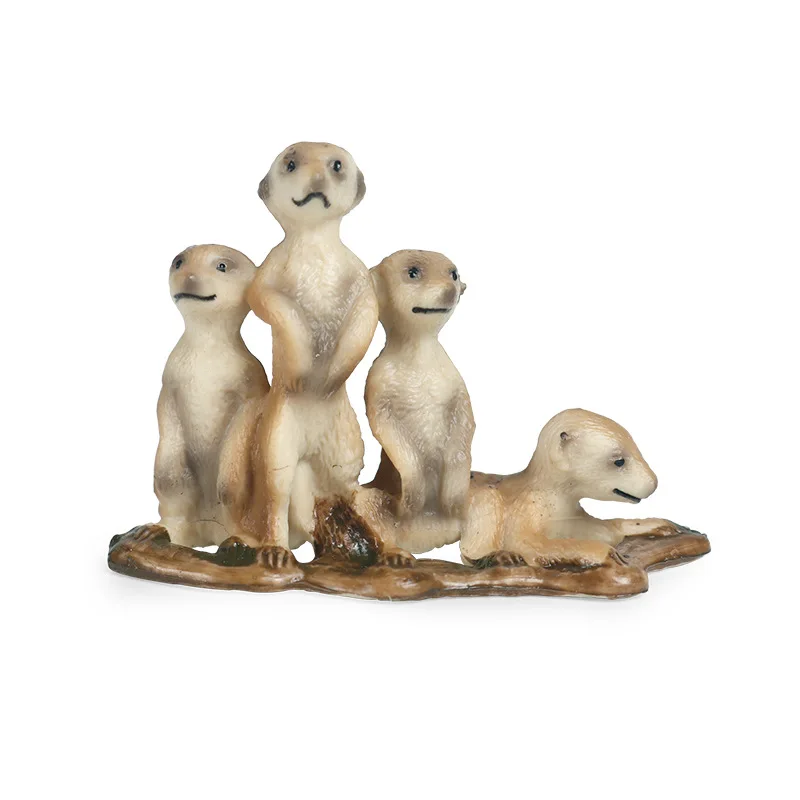 

Suricate Animal Figure Collectible Toys Wild Animal Cognition Action Figures Plastic Model Toys