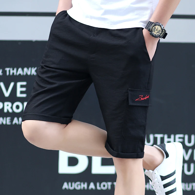 Port& Lotus Летние повседневные шорты мужские хлопковые модные стильные мужские шорты пляжные шорты-бермуды размера плюс 4XL мужские шорты