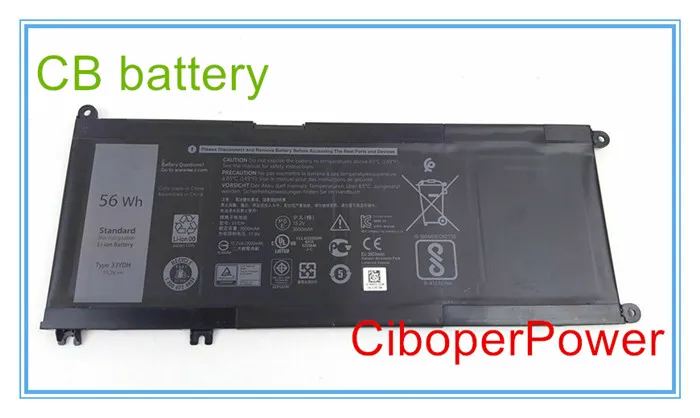 Оригинальное качество для ноутбука 490 7778 7779 7577 Батарея TYPE-33YDH P/N-99NF2 15,2 V 56Wh