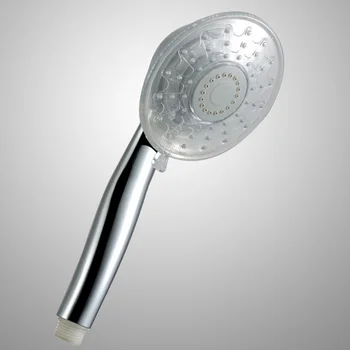 

1PC LED Color Changing Shower Head High Pressure Colorful Handheld Air Jet 3 Colors Hand Shower No Need Batteries