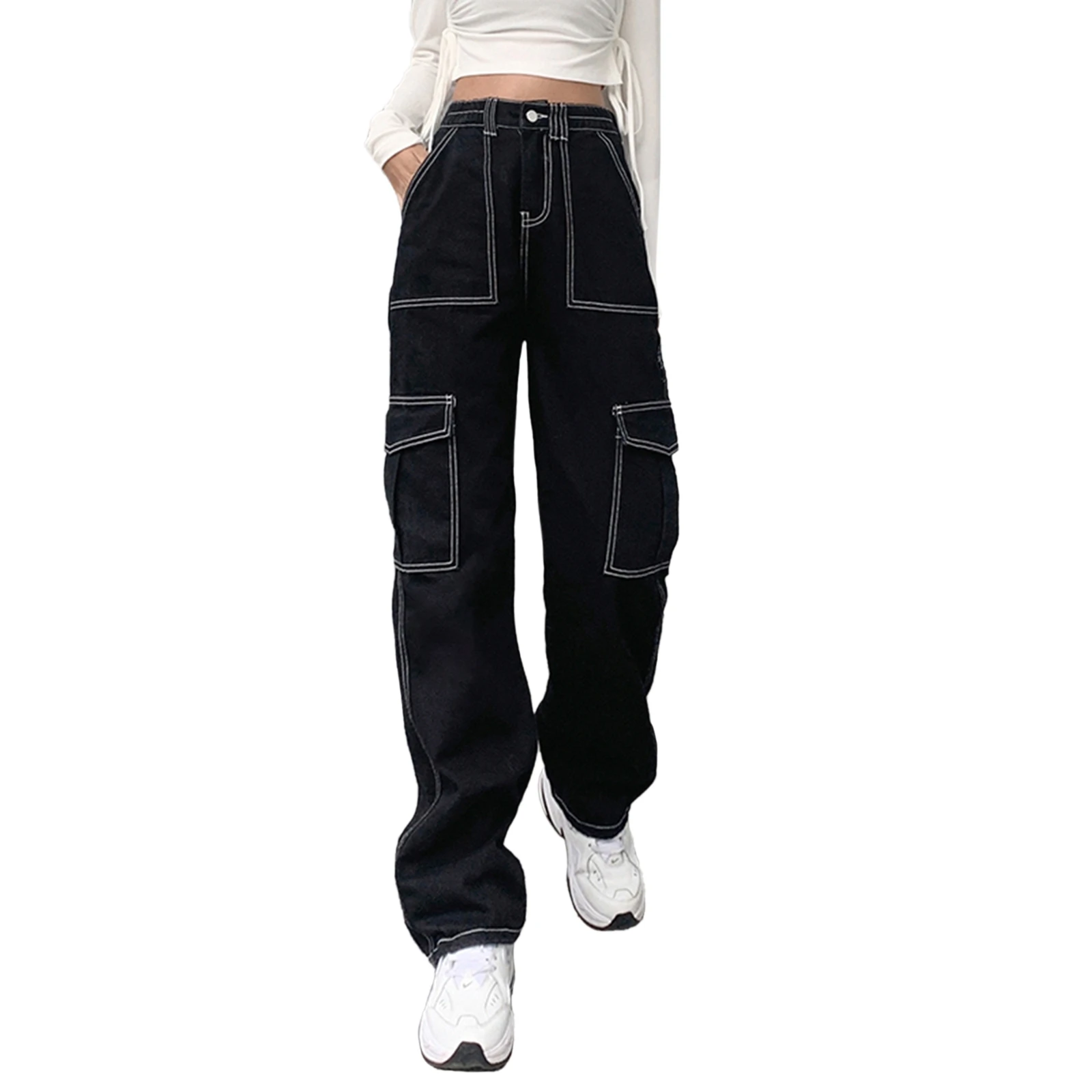 90s Aesthetic Baggy Jeans Women 