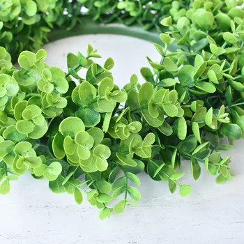 

40cm Simulation Wreath Door Hanging Greenery Garland Wedding Home Decor For Store Decorations, Home Decoration, Hotel Decoration