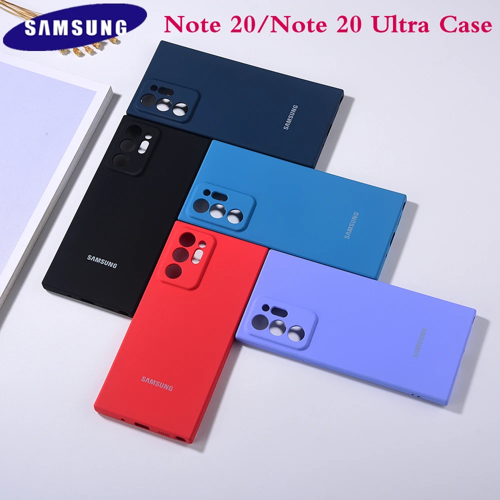 Samsung Galaxy Note 20 Ultra 5G Case High Quality Soft Silicone Cover Silky Touch Full Protective Shell For SAMSUNG Note20 &Logo samsung s22 ultra case