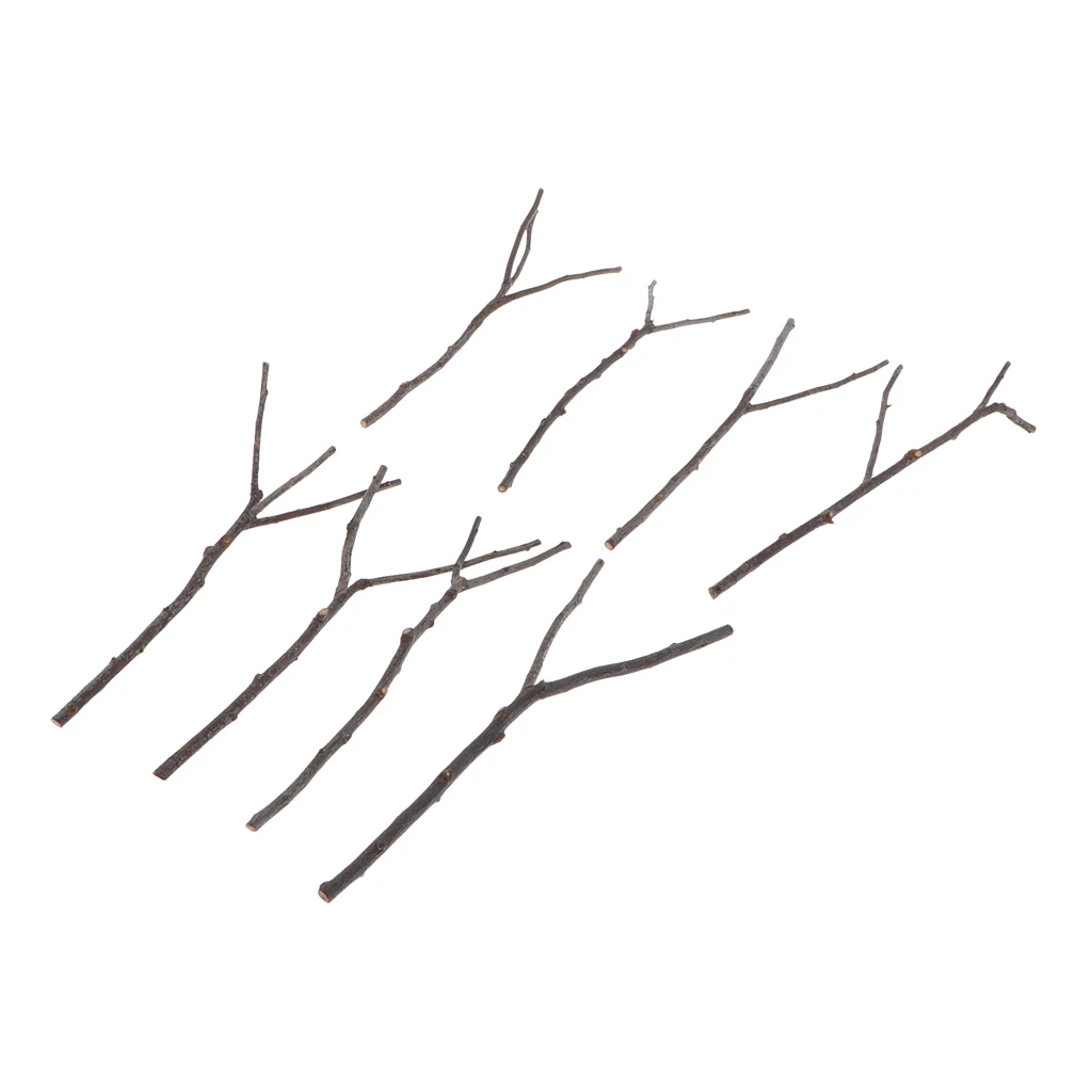 8 Pack Natural Wood Branches Farmhouse Style Real Tree Branches DIY Rustic Floral for Home Decor Wedding Centerpiece