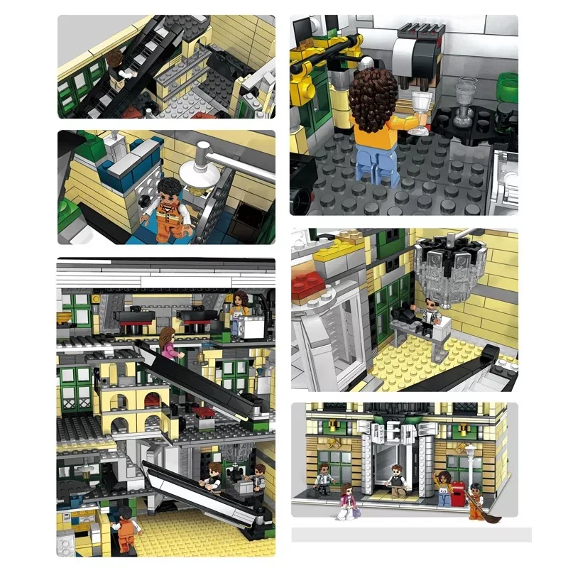 DHL 14248 City Streetview игрушки Grand emperium построить свадебный зал модель строительные блоки кирпичи MOC 10211 игрушка Рождественский подарок