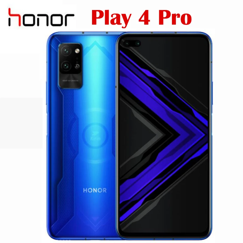 Смартфон Honor Play 4 Pro фирменный 5G Kirin 990 6 57 дюйма 40 МП камера NFC оптический зум 3X 4200 мАч