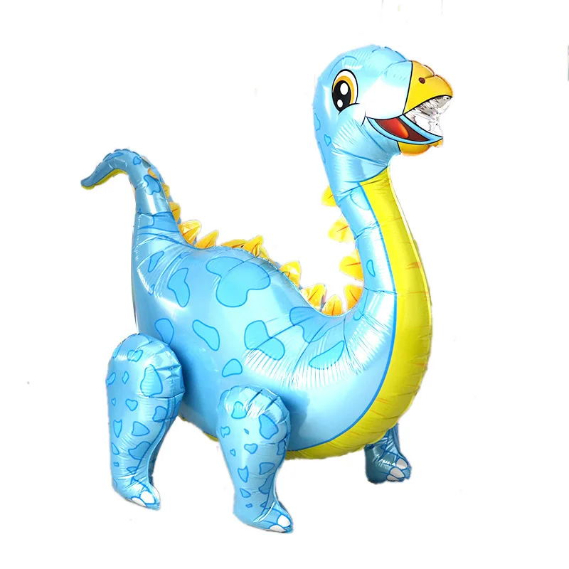 1 Large 4D Walking Dinosaur Foil Balloon Boy Animal  Children Dinosaur Birthday Forest Party Decoration