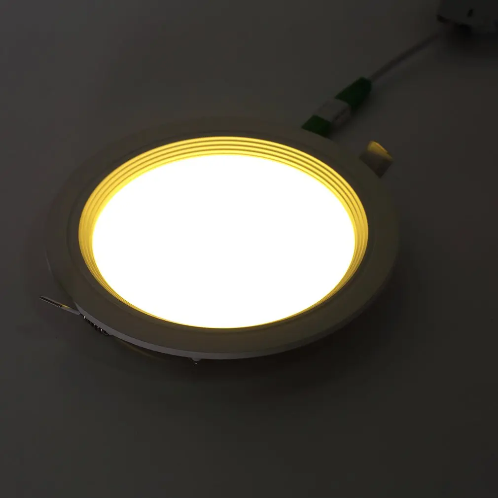 AC 85-265V 12W теплый белый/белый поверхностный светодиодный потолочный светильник