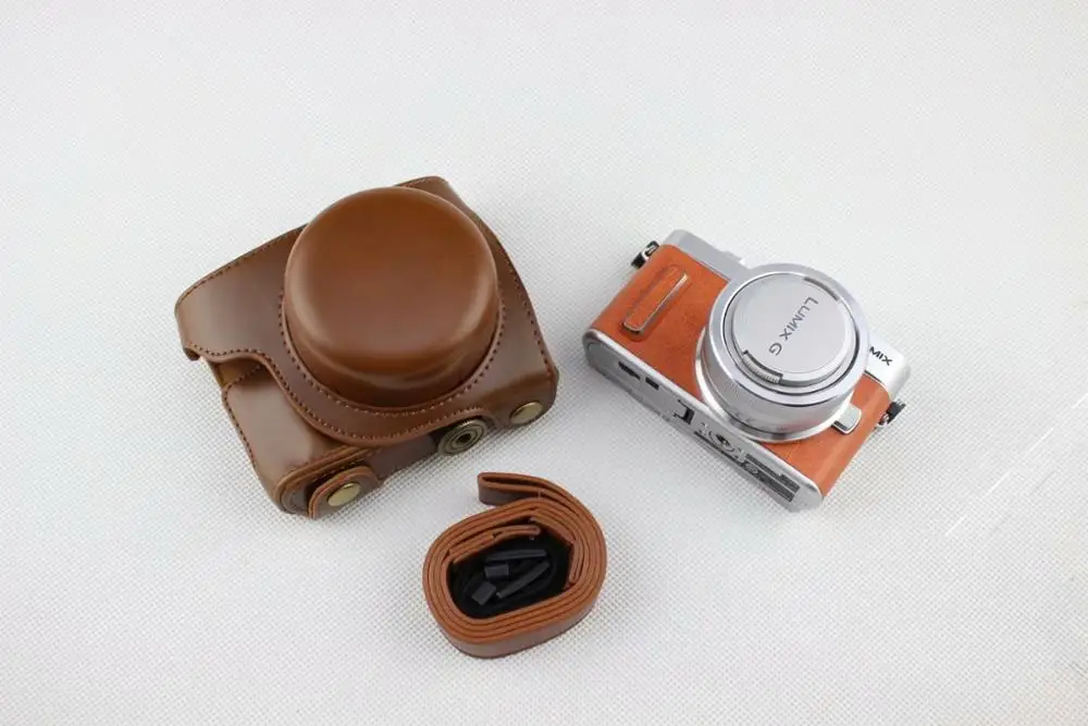 PU кожаный чехол для камеры Panasonic для Lumix gf10 GF10 сумка для камеры портативный чехол