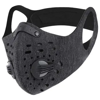 

Cycling Face Mask Dust-Proof PM2.5 Anti-pollution Running Mask Sport Training Mask With Activated Carbon Filter