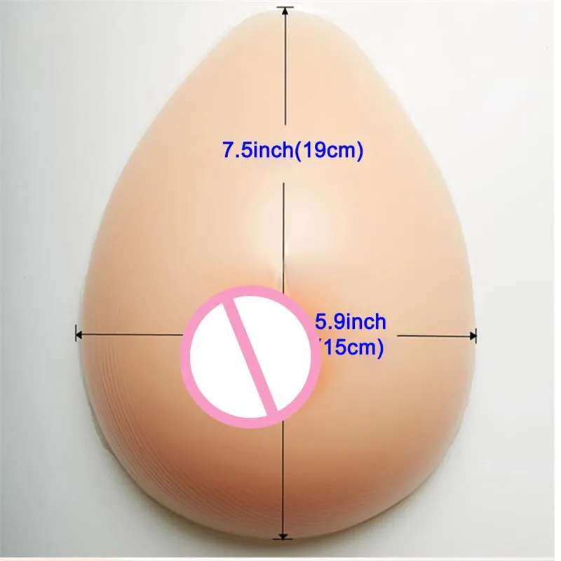 

2020 Hot Sale 1600g Waterdrop Realistic Silicone Breast Forms Crossdresser Drag-Queen Transsexual Boobs Enhancer Christmas Gift