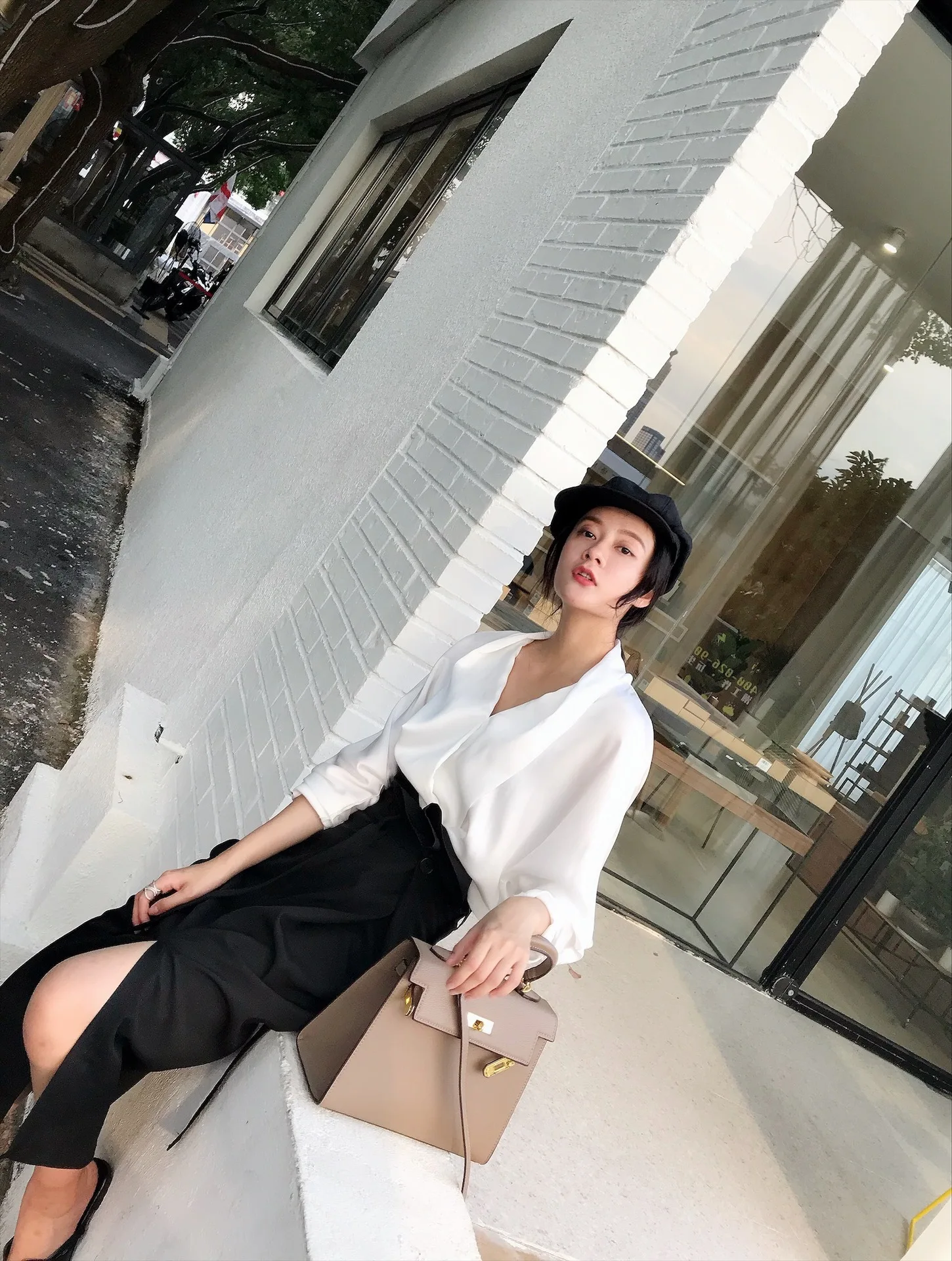 SHENGPALAE Faldas Mujer Moda, новинка, модная Осенняя юбка, женская Свободная Повседневная однотонная уличная юбка с пуговицами и шнуровкой, A286