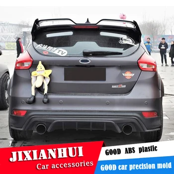 

For Focus ST Spoiler 2012-2016 F ord Focus ST Hatchback FSK Spoiler ABS plastic Material Car Rear Wing Color Rear Spoiler
