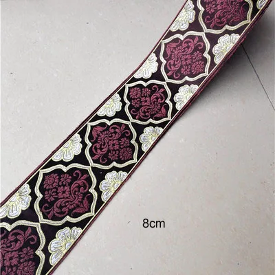 Gold Grosgrain Ribbons Gift Packaging Diy Printed Ribbons Lace Fabric HB58 - Цвет: 4
