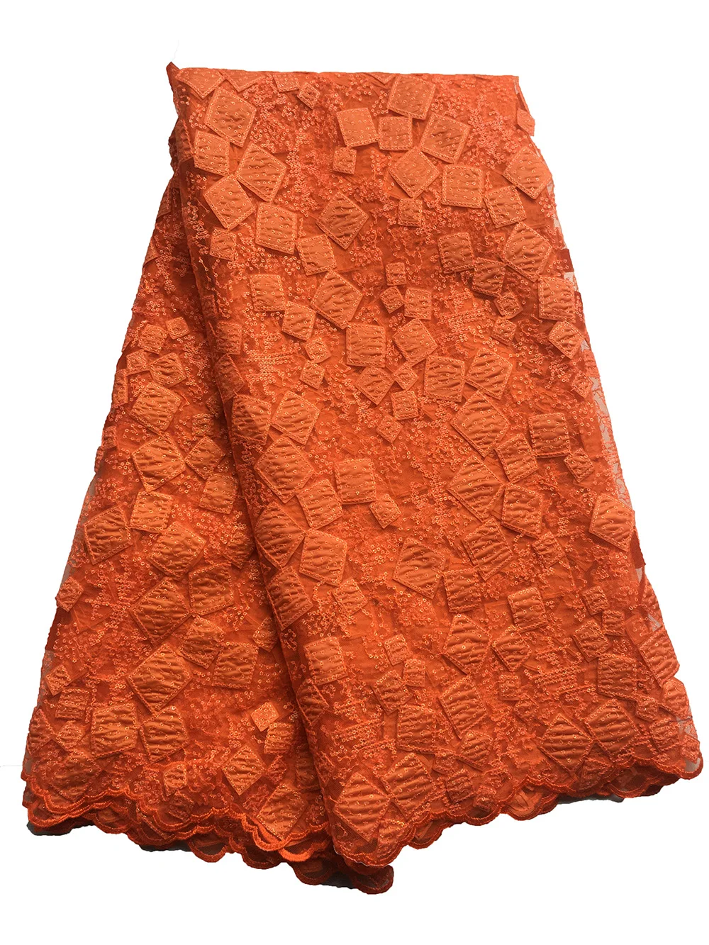 Burnt orange lace Новое поступление лазерная вышивка кружевная ткань кружева жженые оранжевые свадебные платья одежда кружева - Цвет: Burnt orange lace