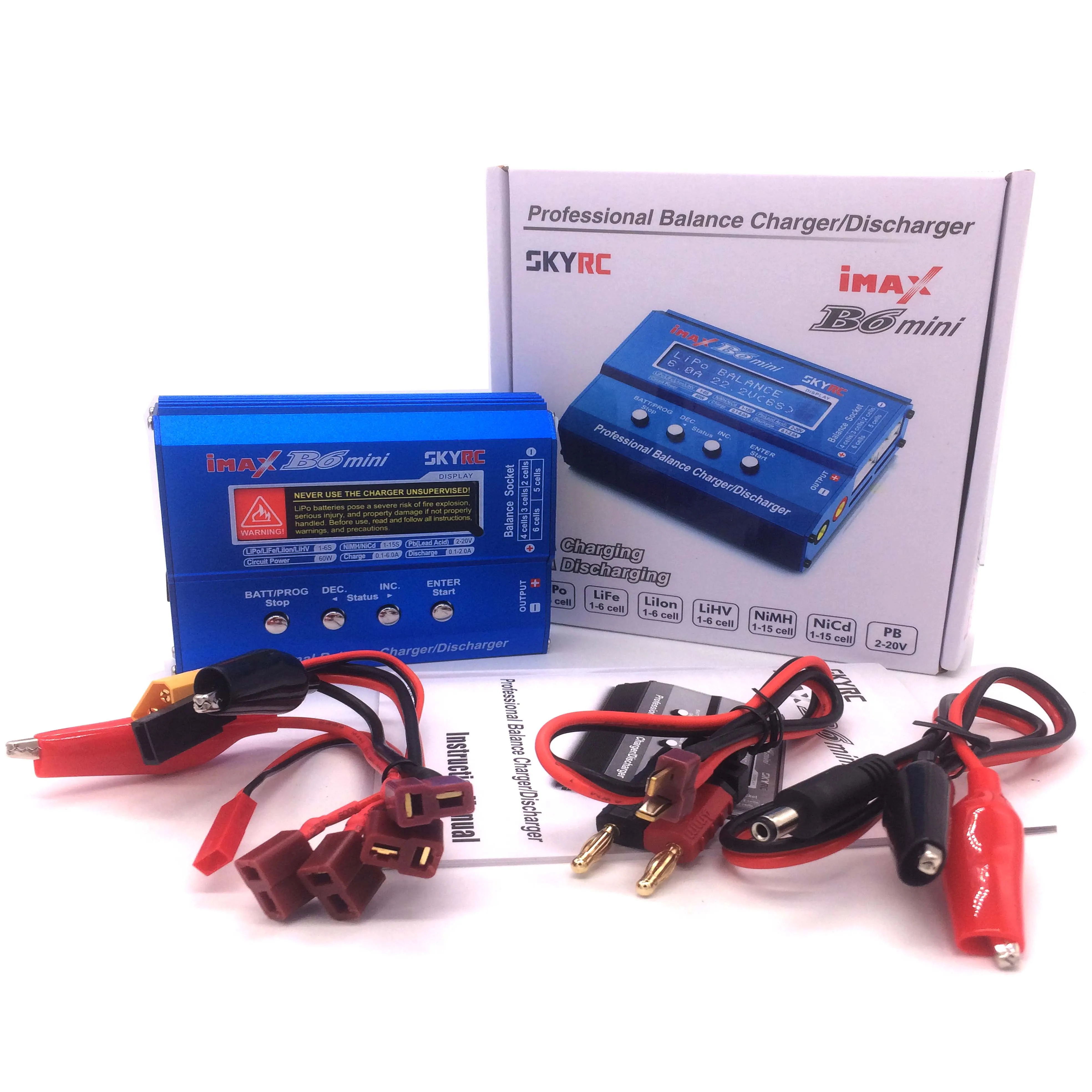 Original SKYRC imax B6 mini 60W B6 neo 200w Balance Charger Discharger For  RC Helicopter Re-peak NiMH NiCD LiHV NiCd PB Li-ion