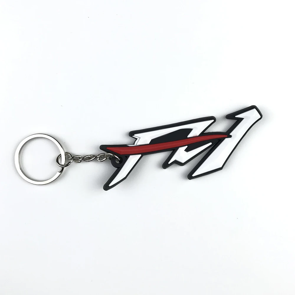 3D Motorcycle Accessories Motorcycle KeyChain Rubber Motorcycle Key Chain For DUCATI Honda Kawasaki Harley Suzuki Yamaha model - Название цвета: 13