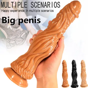 

New Soft Huge Suction Cup Dildo Female Masturbation G-spot Stimulation Prostate Massage Anus Expansion Lesbian Adult Sex Toys