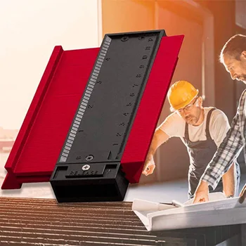 

125 mm Contour Measuring Instrument Profile Copying Ruler Multifunctional Woodworking Tool Irregular Contour Gauge Arc Gauge