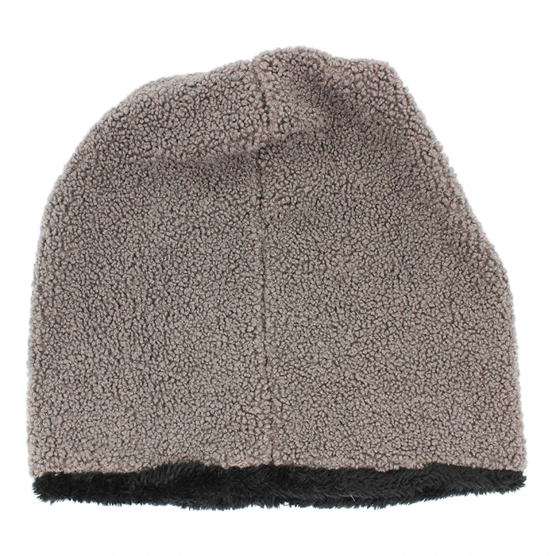 ALTOBEFUN Skullies Beanie Мужская зимняя шапка из искусственного меха теплая мешковатая Шапка Для Взрослых Шапочки плотная шапка для женщин Шапки BHT146