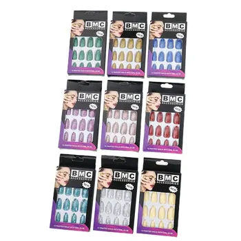 

Classic French Style False Acrylic Nail Tips UV Gel Manicure DIY False Fake Nail Art Fingernail Full Nail Tips