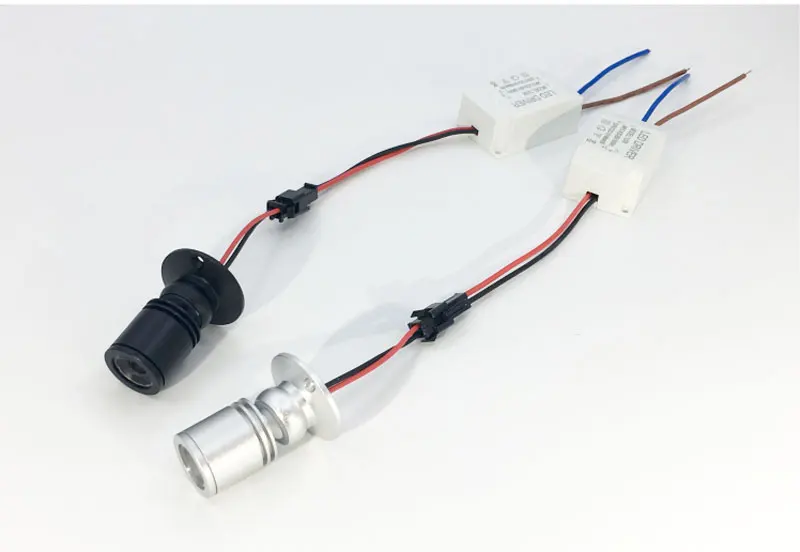 LED Spotlights Mini led ceiling Down lights 1W 3W AC85-265v 12V Surface Mounted Light bulbs for cabinet counter showcase