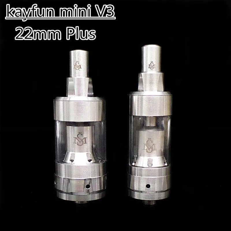 

Kayfun Mini V3 Plus 22mm Capacity RTA Atomizer 510 Thread E Cigarette Airflow Control Rebuildable VS KF mini V3 Tank Atomize