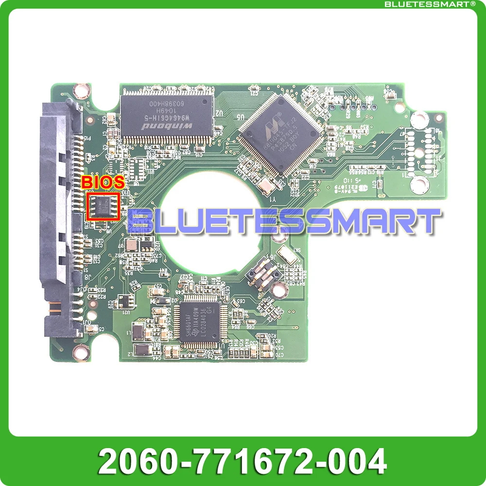 

Печатная плата HDD PCB 2060-771672-004 REV A для WD 2,5 SATA восстановление данных жесткого диска