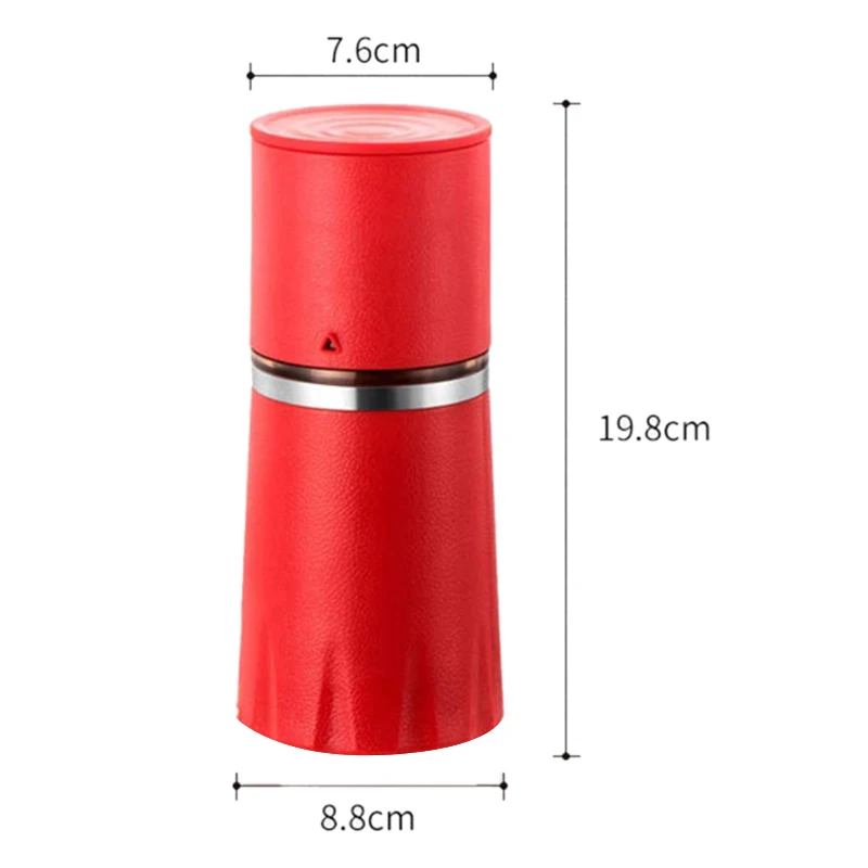 Portable Hand Coffee Grinder Hand Coffee Machine Household Coffee Pot with Stainless Steel Grinding Core Household