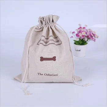 

Custom logo Cartoon Animated Alphabet Printed Drawstring Bags Bone Pattern Travel Canvas Organizer Jewelry Bag