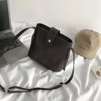 

Fashion Crocodile Leather Crossbody Handbag Women Retro Pure Color Ladies Shoulder Messenger Bag Delicate Simple Design