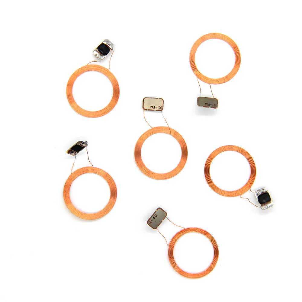 100 шт. EM4100 TK4100 125 кГц RFID ID NFC метки голая катушка+ чип чтение только контроль доступа