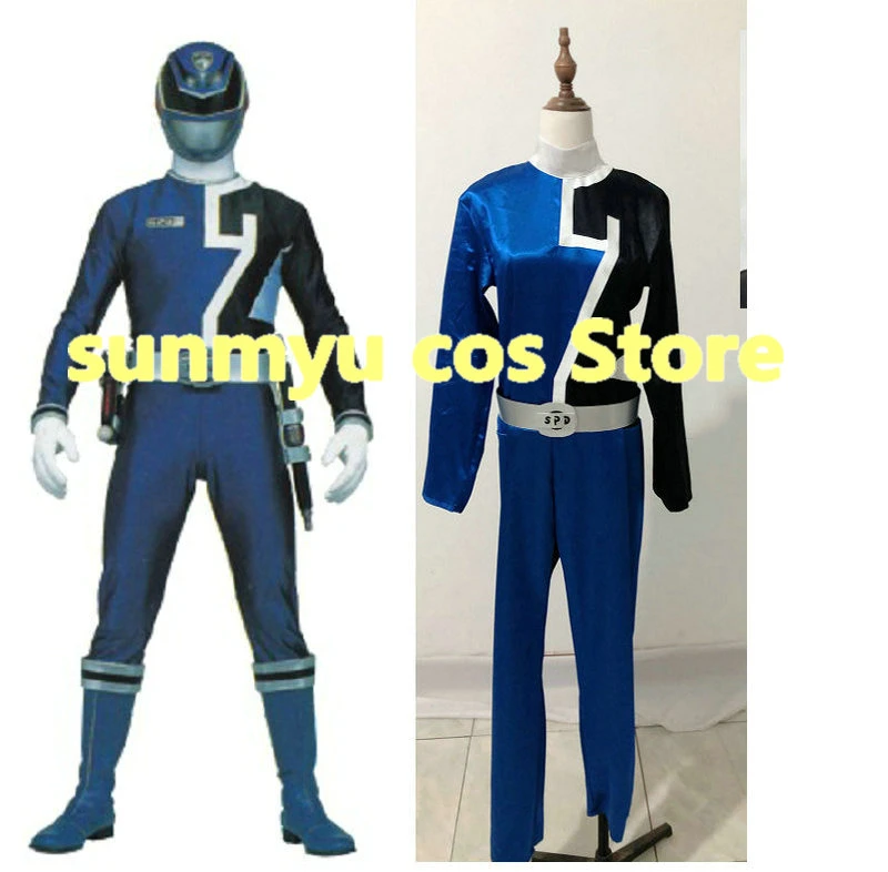 Tokusou Sentai Dekaranger Deka Blue Cosplay Costume,custom Size Customize  Halloween - Cosplay Costumes - AliExpress