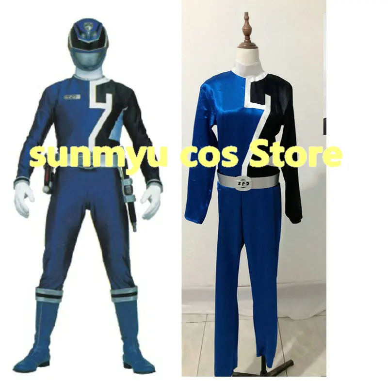 Tokusou Sentai Dekaranger Deka синий костюм для косплея Индивидуальный размер на заказ