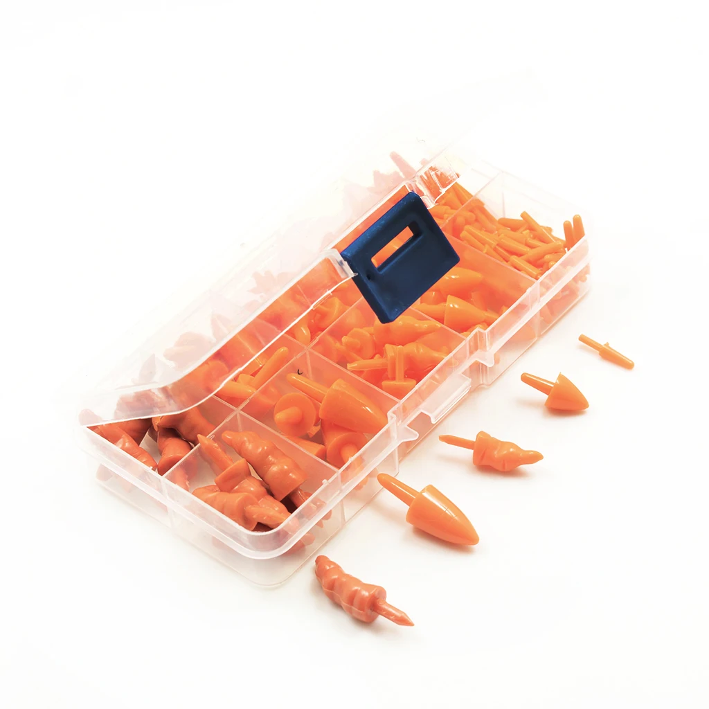 160x Snowman Miniature Carrot Noses Realistic Orange for Crafting Decor Holiday Hobby Hand Made Christmas Winter Snowmen