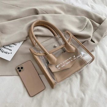 

Transparent luxury handbag women's designer famous brand handbag handbag Beach Bag Wallet mobile phone bag