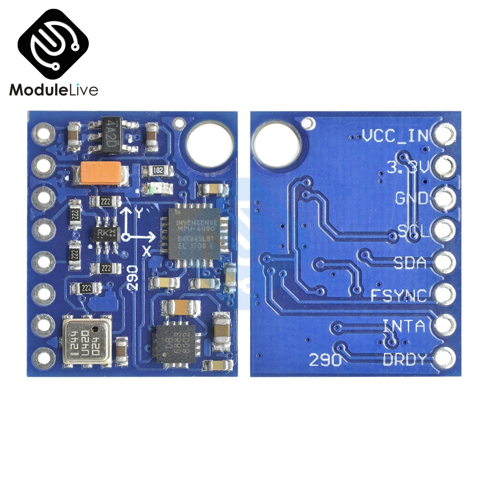 GY-87 10DOF модуль MPU6050 HMC5883L BMP180 гироскоп ускорение, компас модуль для Arduino