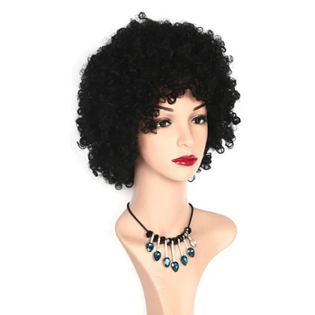 

Toutbeau Black Afro Wig Kinky Curly Wigs For Black Women Red Blonde Synthetic Wig Daily Party Women's wig Heat Resistant Fiber