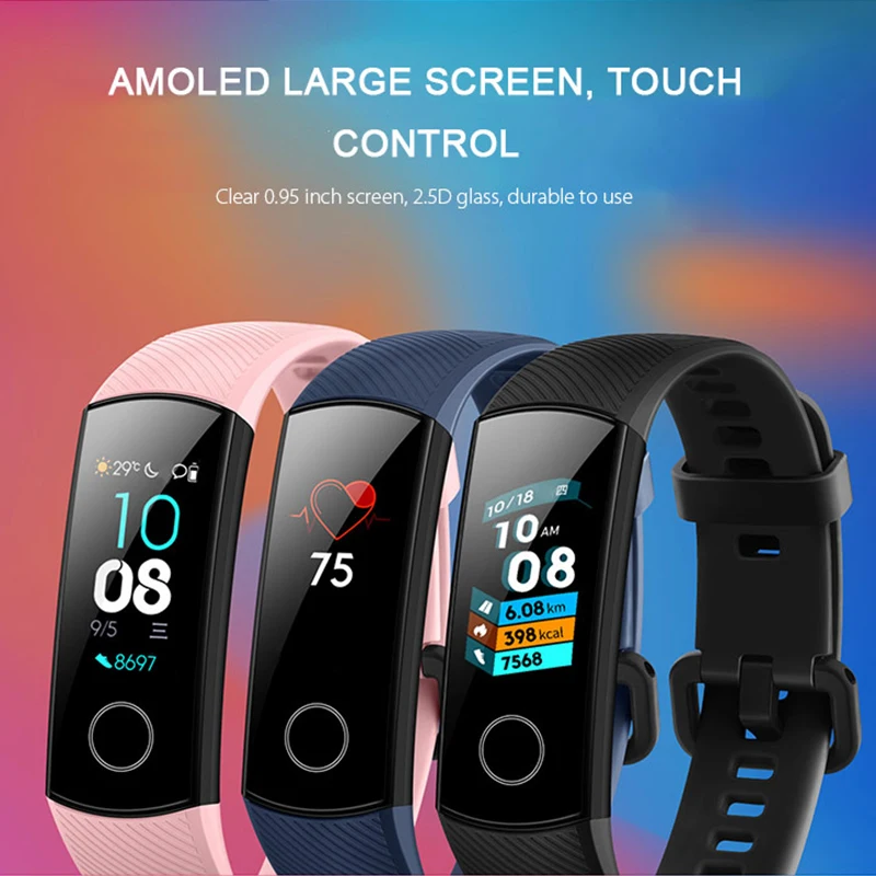 Оригинальный Смарт браслет Huawei Honor Band 4 с AMOLED дисплеем водонепроницаемый смарт NPC