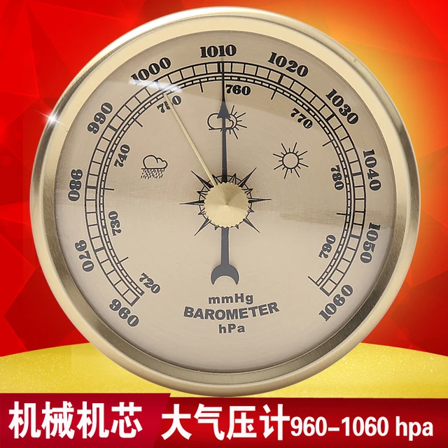 Barometer Atmospheric Pressure Counter Fishing Barometer Indoor and Outdoor  Weather Station for Home Use - AliExpress