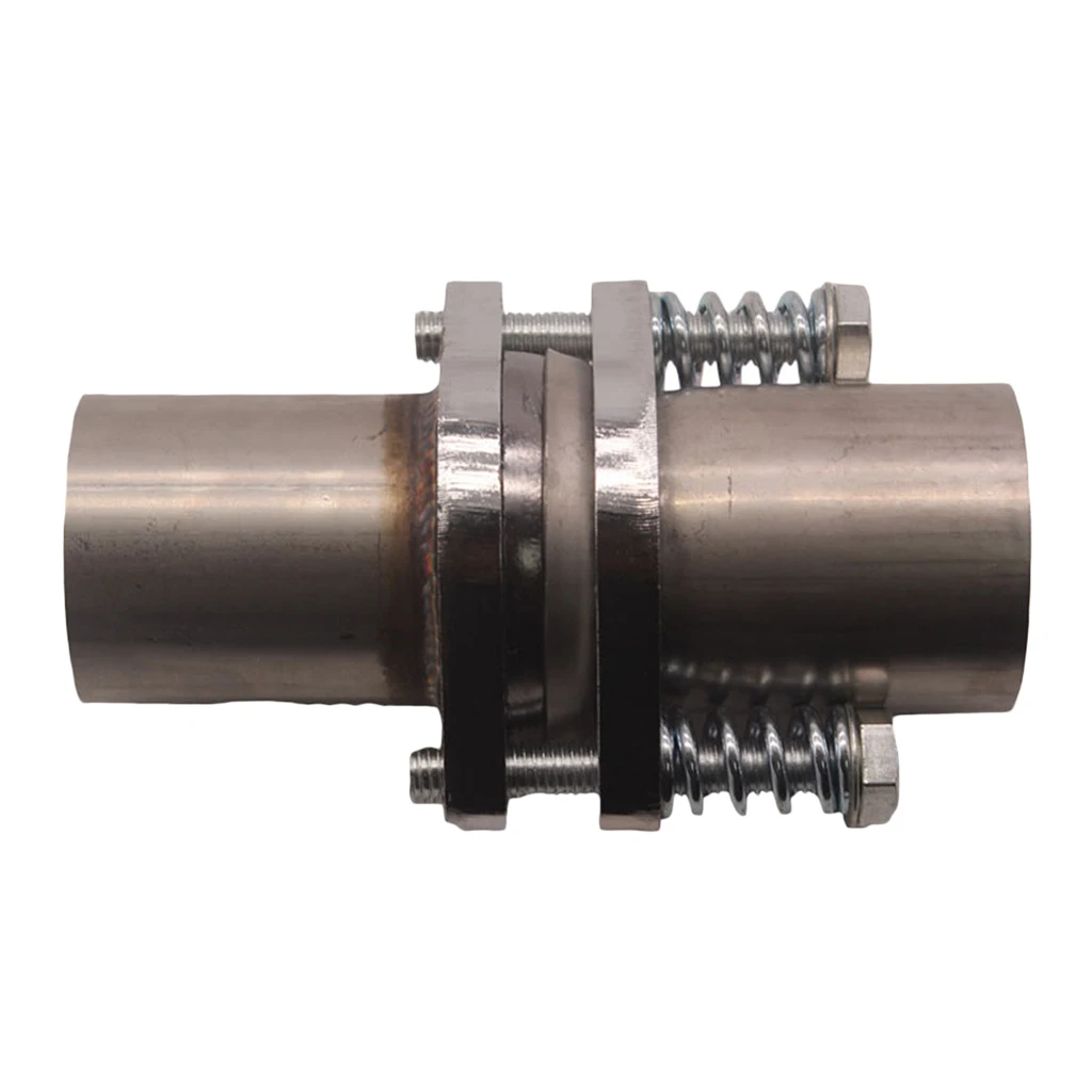 A Set Of 2.5" Inch 2-Bolt Exhaust Pipe Flange And Gasket High