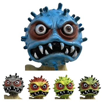 

Virus Shape Realistic Teaching Aid Party Fashion Bar Latex Mask Masquerade Props Cosplay Home Halloween Free Shipping