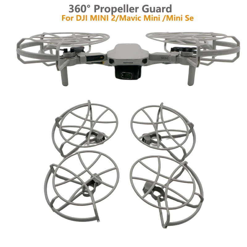 

Для DJI Mini 2 защита пропеллеров, 4 шт. быстросъемные кольца для защиты от столкновений для Mavic Mini/Mini 2/Mini SE Drone