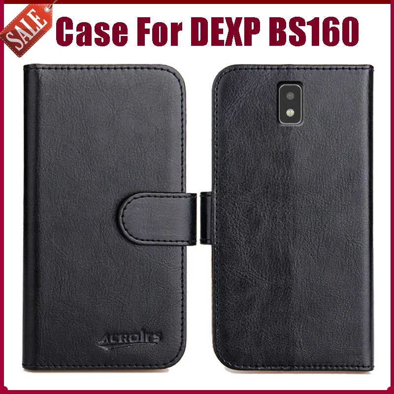 

Hot! DEXP BS160 Case 5.99" 6 Colors Flip Soft Leather Phone Wallet Cover For DEXP BS160 Case Stand Function Card Slots