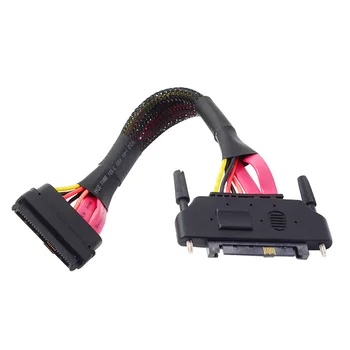 

Chenyang CY 25cm SFF-8482 SAS Cable 29Pin Male to Female Hard Disk Drive Extension Cable