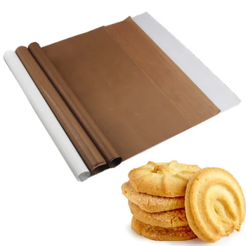 

Reusable Baking Mat High Temperature Resistant Teflon Sheet Pastry Baking Oilpaper Heat-Resistant Pad Non-stick for Outdoor BBQ